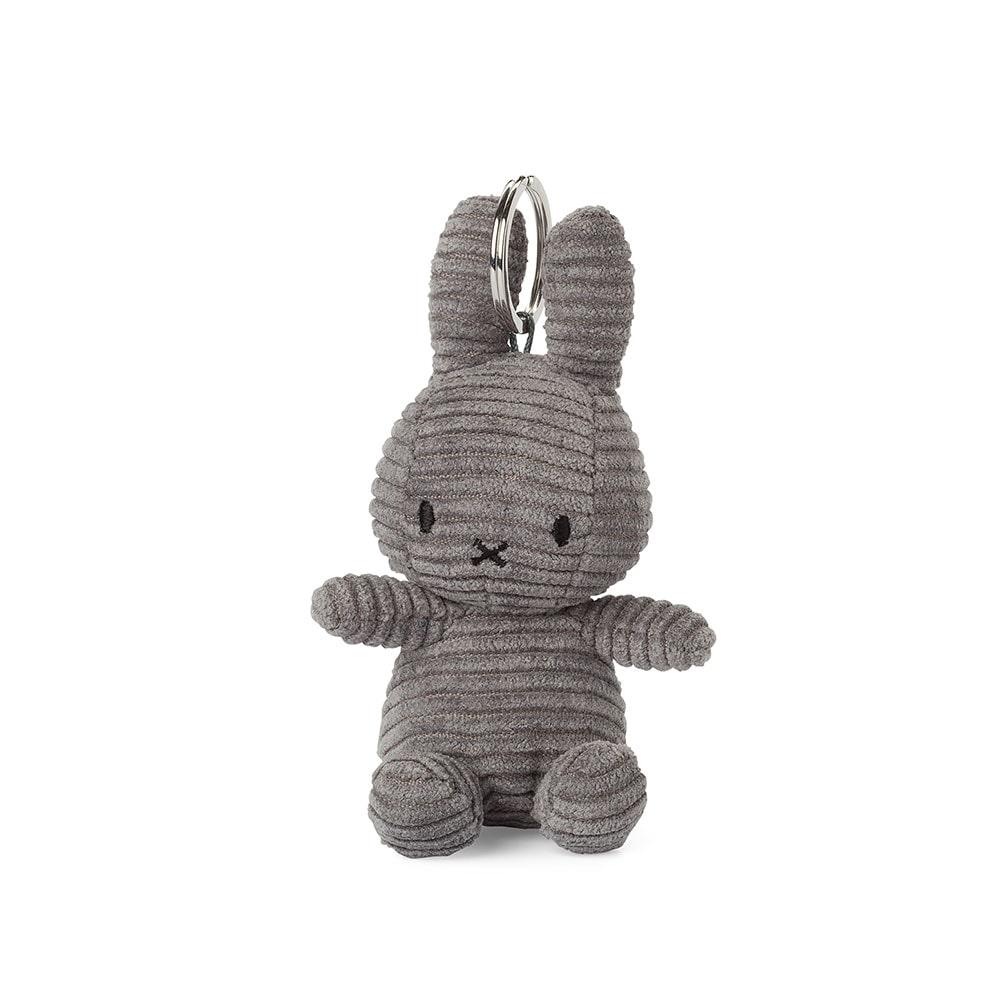 MIFFY Keychain Corduroy Grey - 10 cm