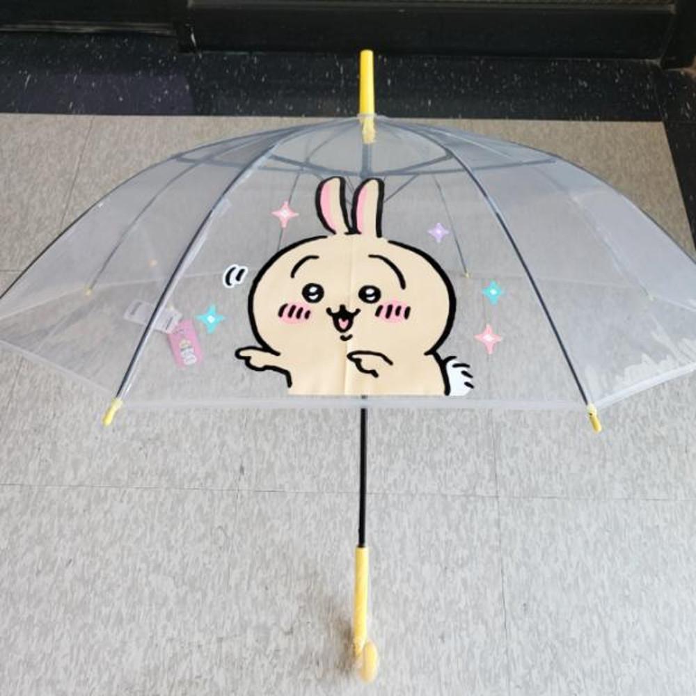 [캐릭터라인] 먼작귀 우사기 옐로우 투명우산 POE60