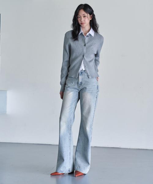 [W]Signature Semi Flared Jeans DCWPT002LBlueB