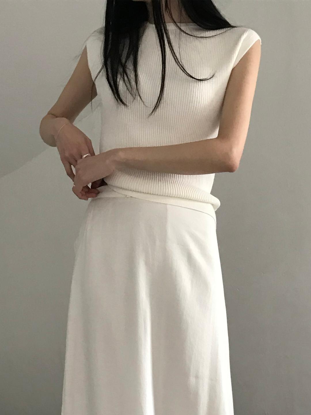 [주문폭주] 심플리 반팔 니트 (2color)