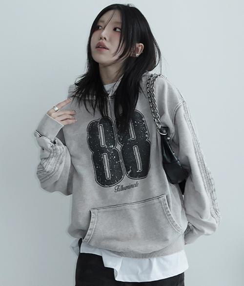 필루미네이트(FILLUMINATE)  88 피그먼트 후디-오프화이트 - 사이즈 & 후기 | 무신사