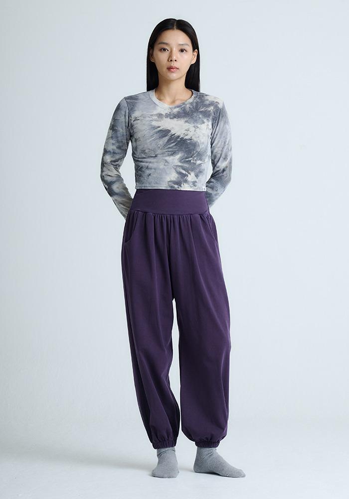 Natural Pants - Deep purple