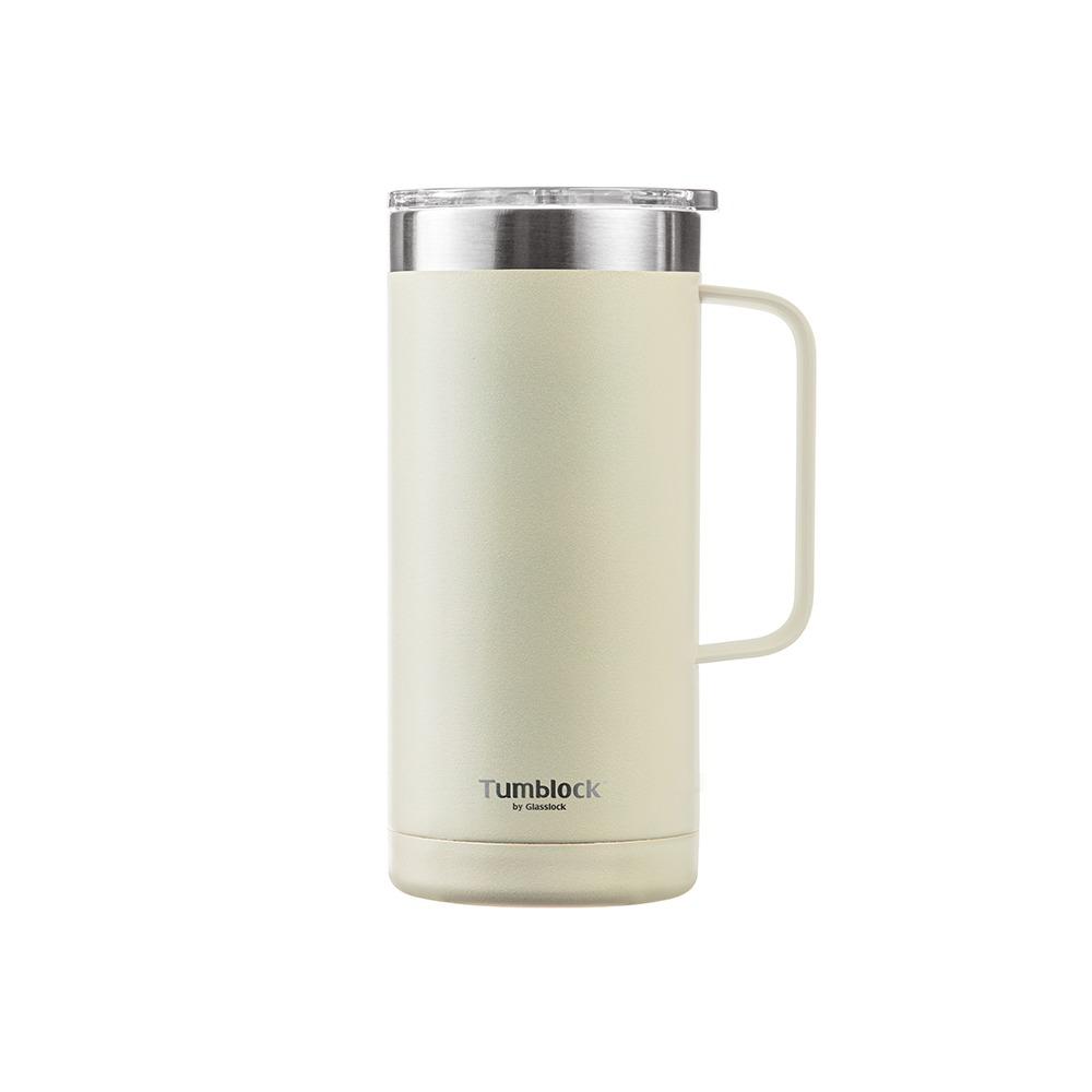 텀블락 플레인 머그 텀블러 500mL (베이지)