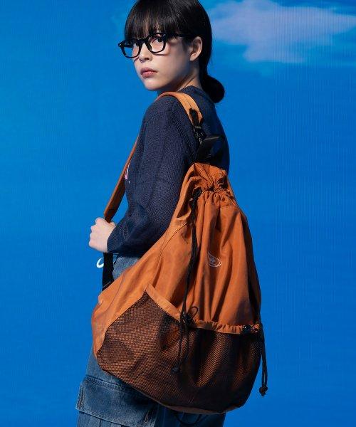 드로우 스트링 백팩 (오렌지)