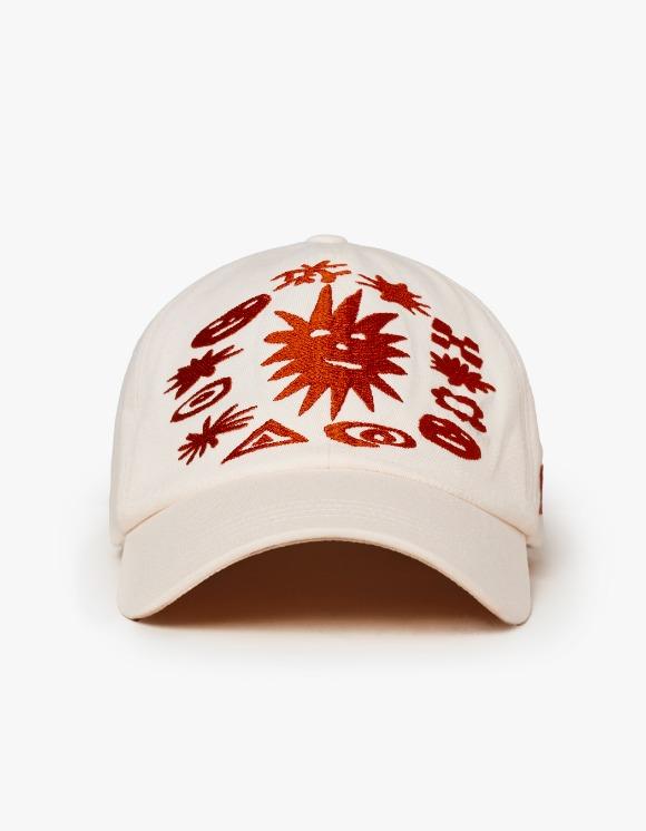 More Love Ball Cap - Cream/Red