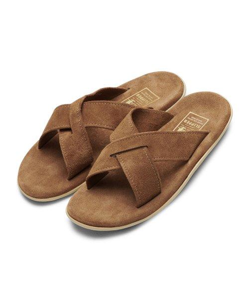 스웨이드 슬라이드 피넛 / PT223-PNS