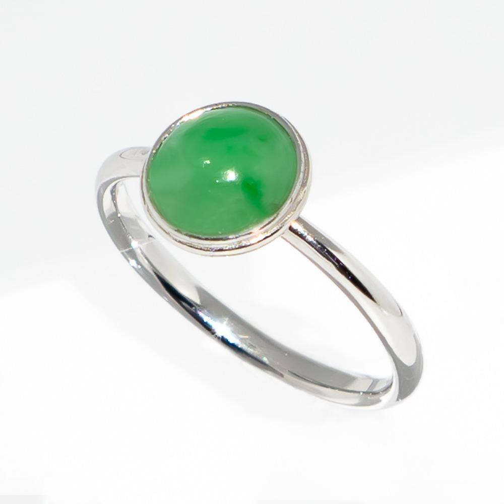 실버 비취 옥반지 3254