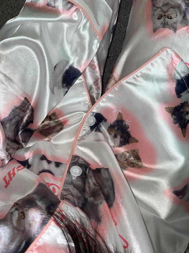 굿나잇 고양이 잠옷 세트 파자마파티 생일선물 홈웨어