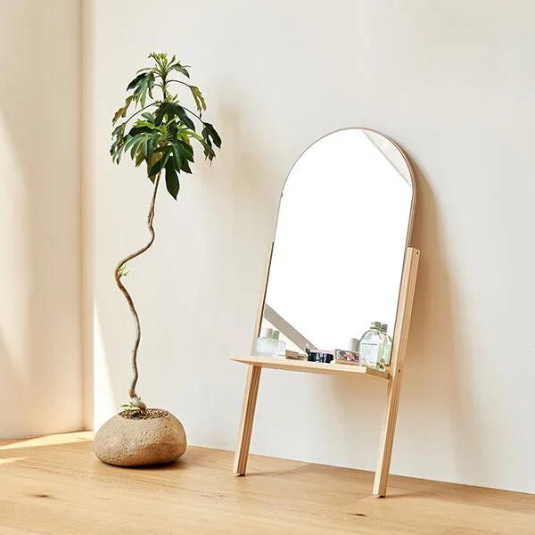 [모노폴리오] 마틸다H 좌식 거울 수납 화장대