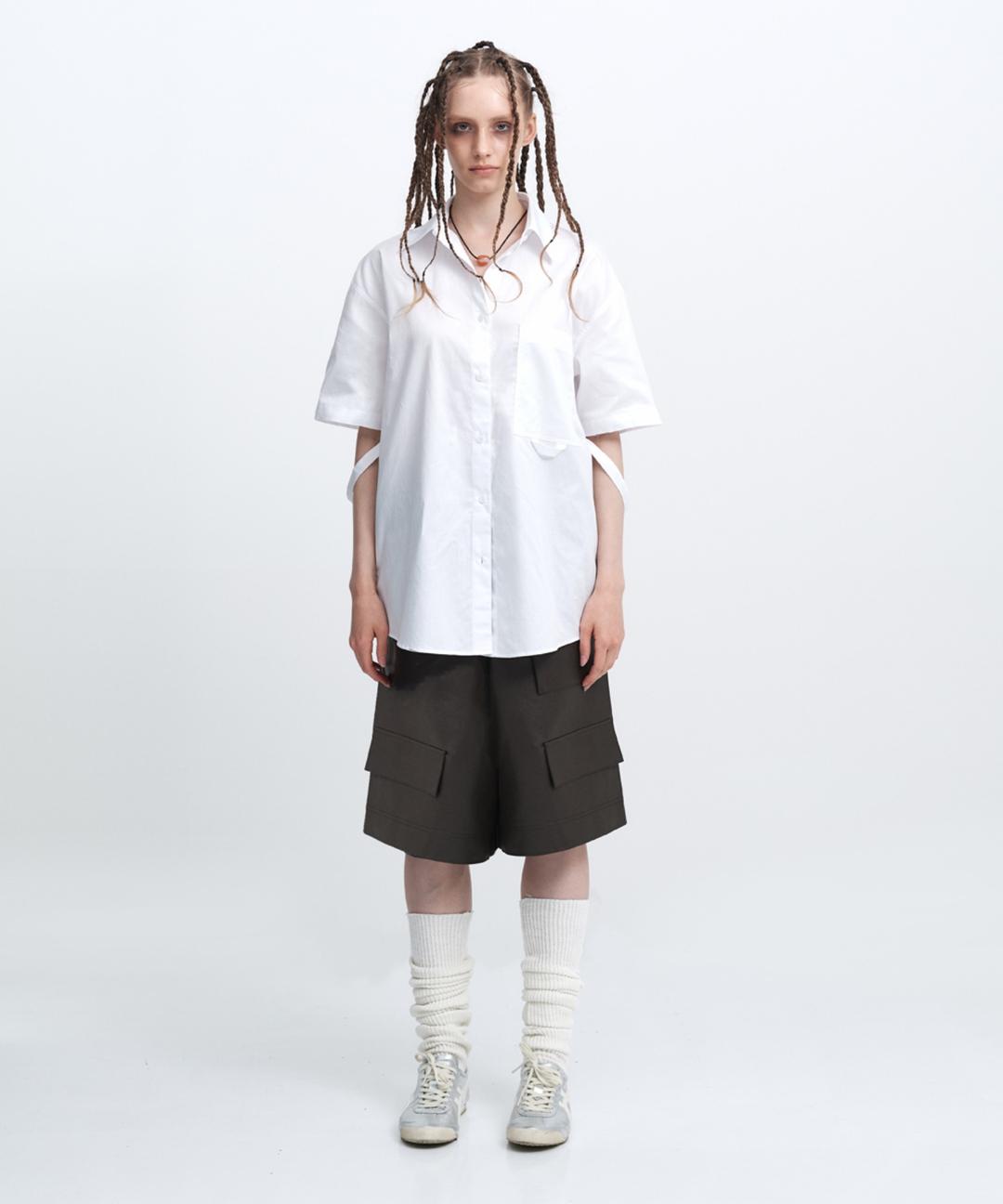 Ring Sleeve Shirts_White