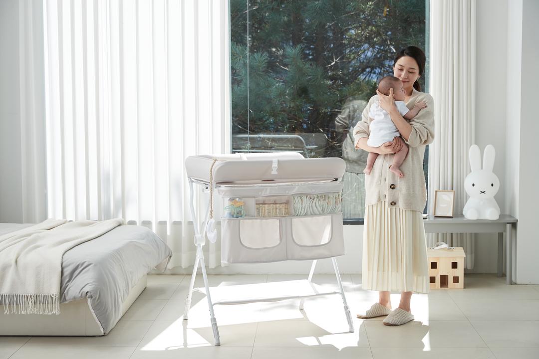 [소베맘] 프리미엄 원터치 기저귀교환대 기저귀갈이대