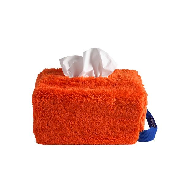 TISSUEBOX COVER WITH HANDLE ORANGE