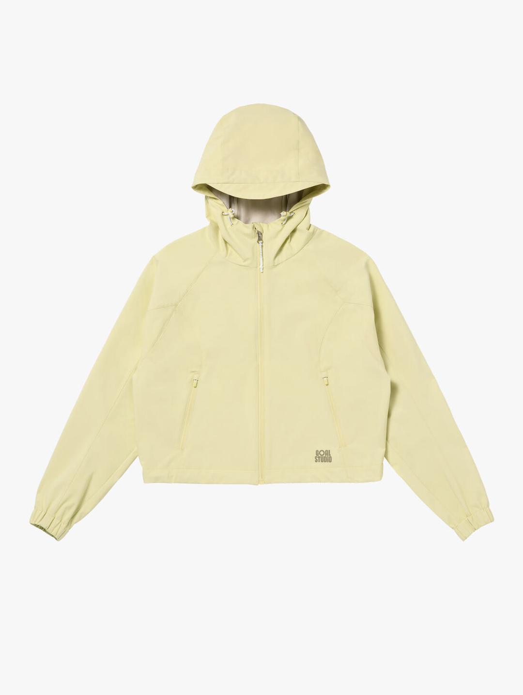 [홀리데이 20%] W`S 3LAYER CROPPED ACTIVE JACKET-LIGHT YELLOW
