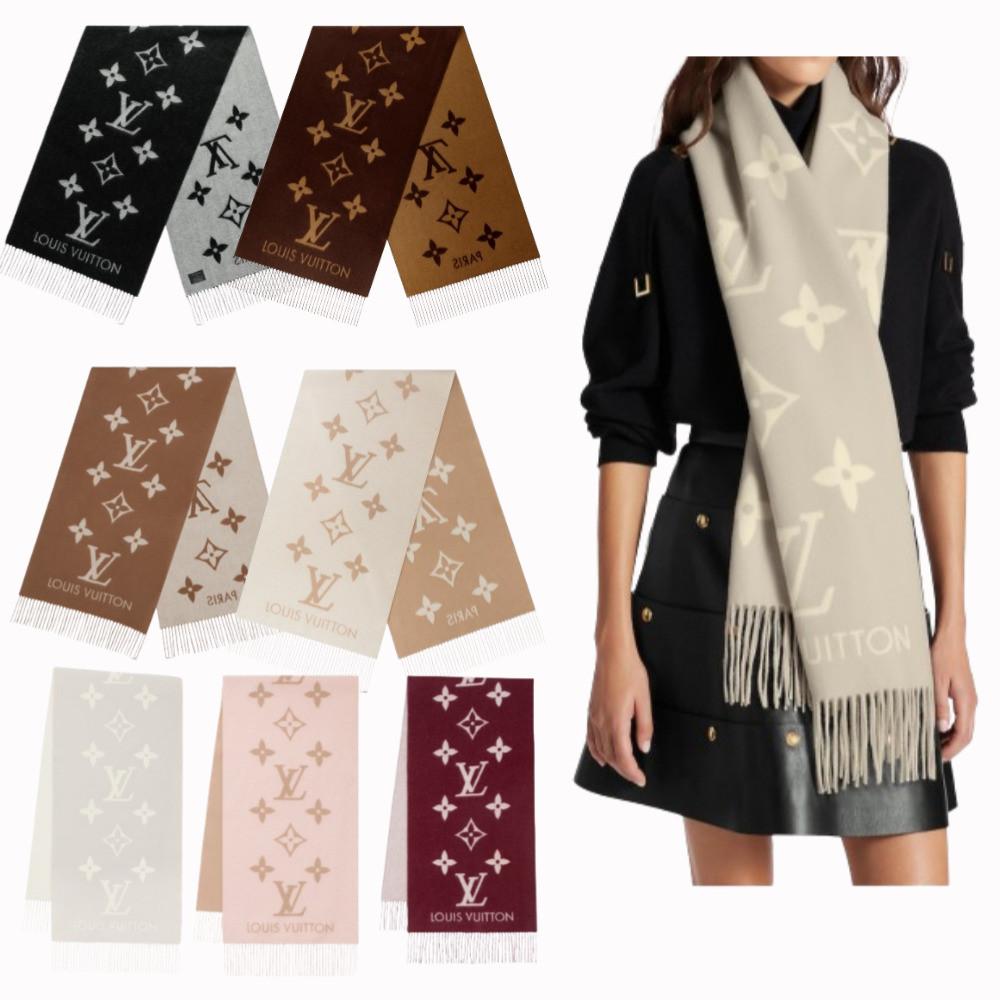 (국내백화점) 루이비통 레이캬비크 스카프 모노그램 캐시미어 머플러 여성 목도리