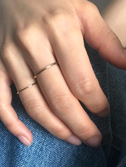 14k basic ring 1.4mm