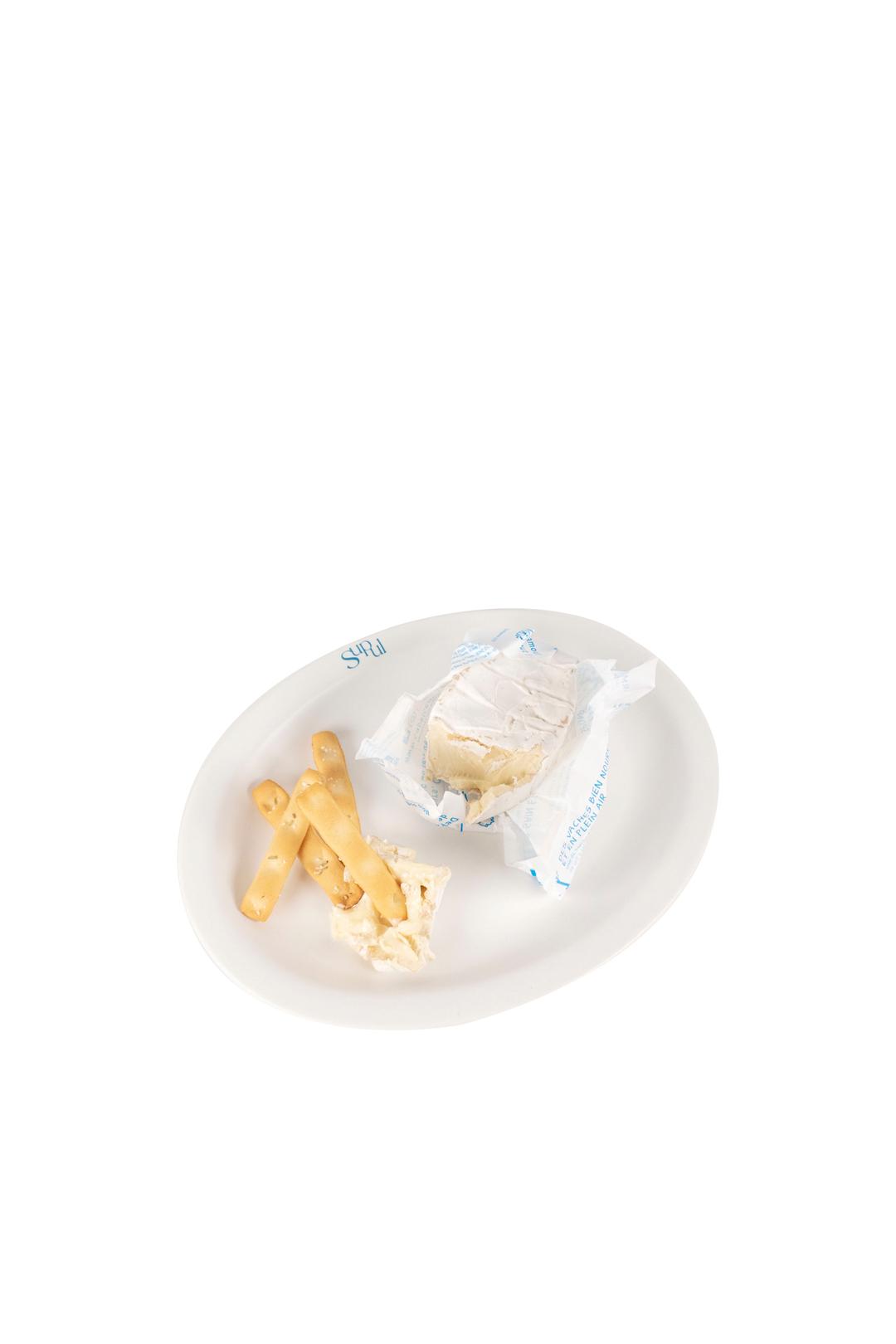 Supul Ceramic Oval Plate - White