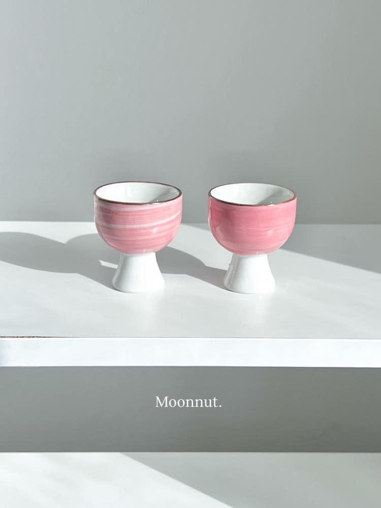 Pink glass • 핑크술잔 굽잔 미니잔 소주잔 사케잔