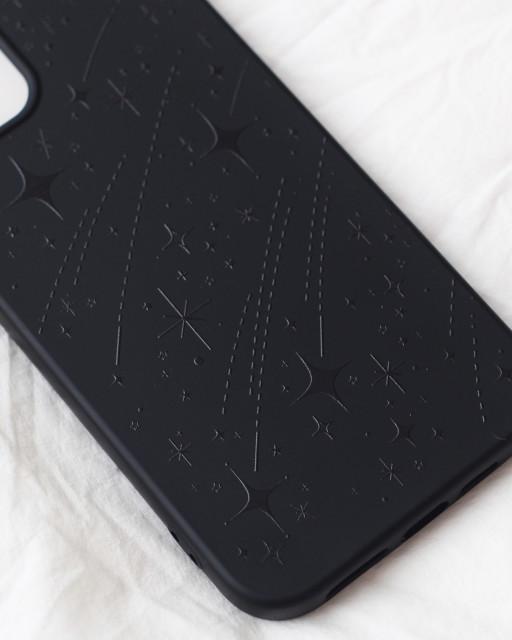 아이폰15추가✨별똥별의 모험 블랙젤리 폰케이스