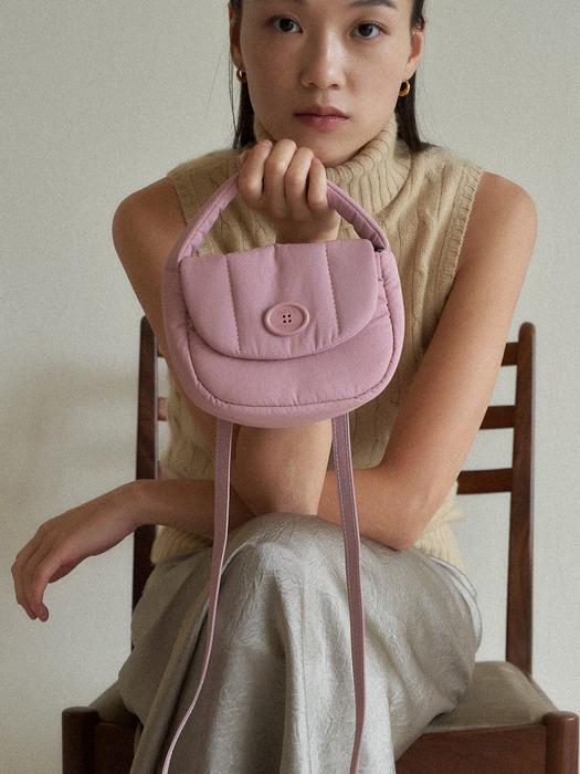 Classic Button Padding Cross bag_3COLORS