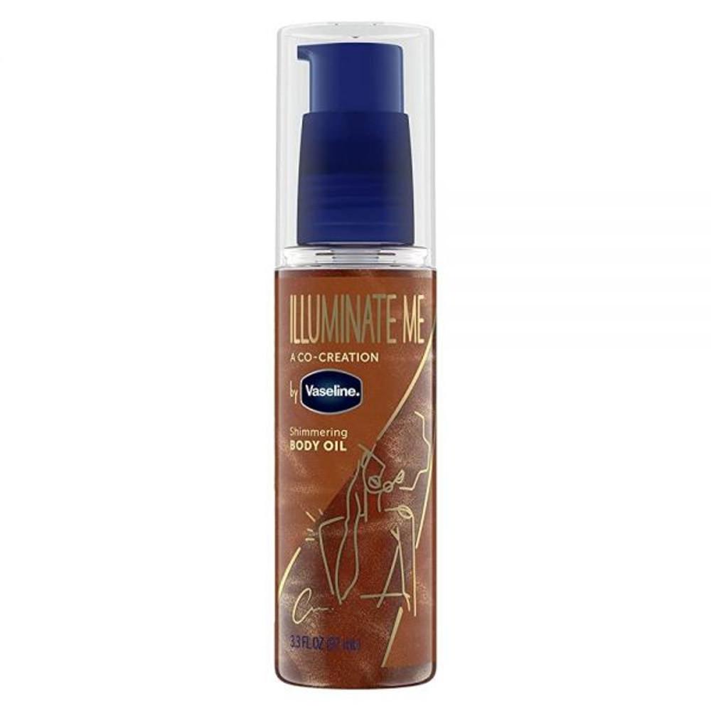 바세린 일루미네이트 Me Shimmering 바디 오일 멜라닌이 용 를 밝혀주 반짝이 쉬머 터치 100ml