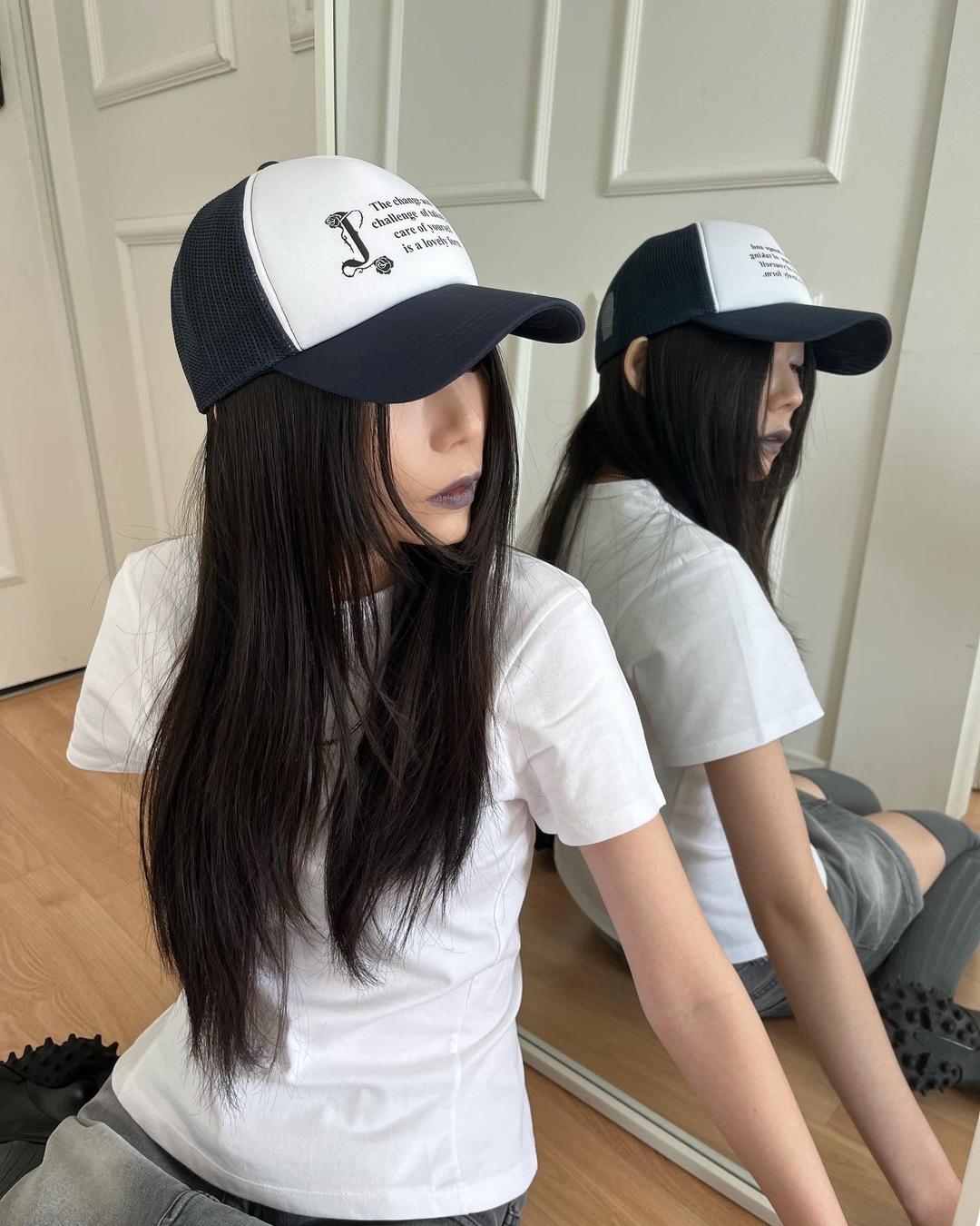 J's ♥self mesh cap