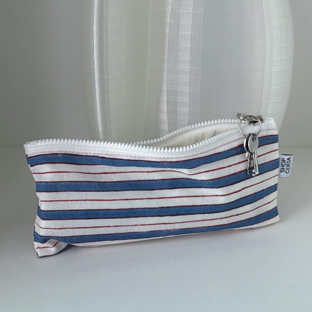 클래식 펜 파우치 01 프렌치 스트라이프