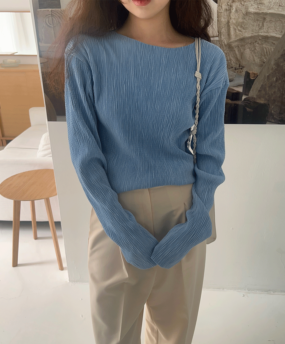 주문폭주🎉 하이브 플리츠 티 (3color)