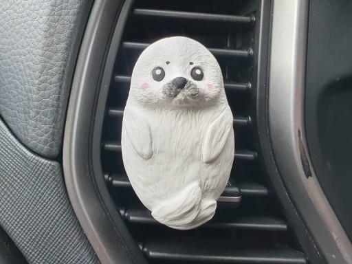 귀요미 하프물범 차량용 석고방향제💕