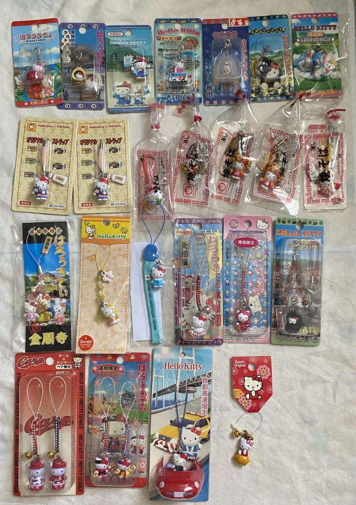 (추가1)고전키티 키홀더 키티키링 고리형스트랩