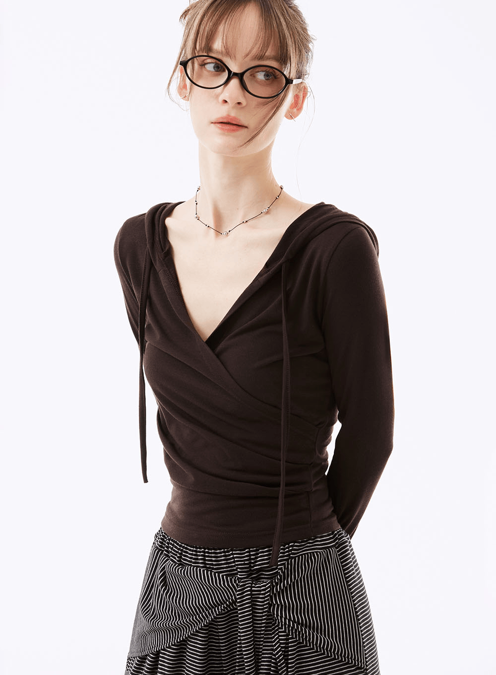 카인젠 셔링 랩 후드 긴팔티