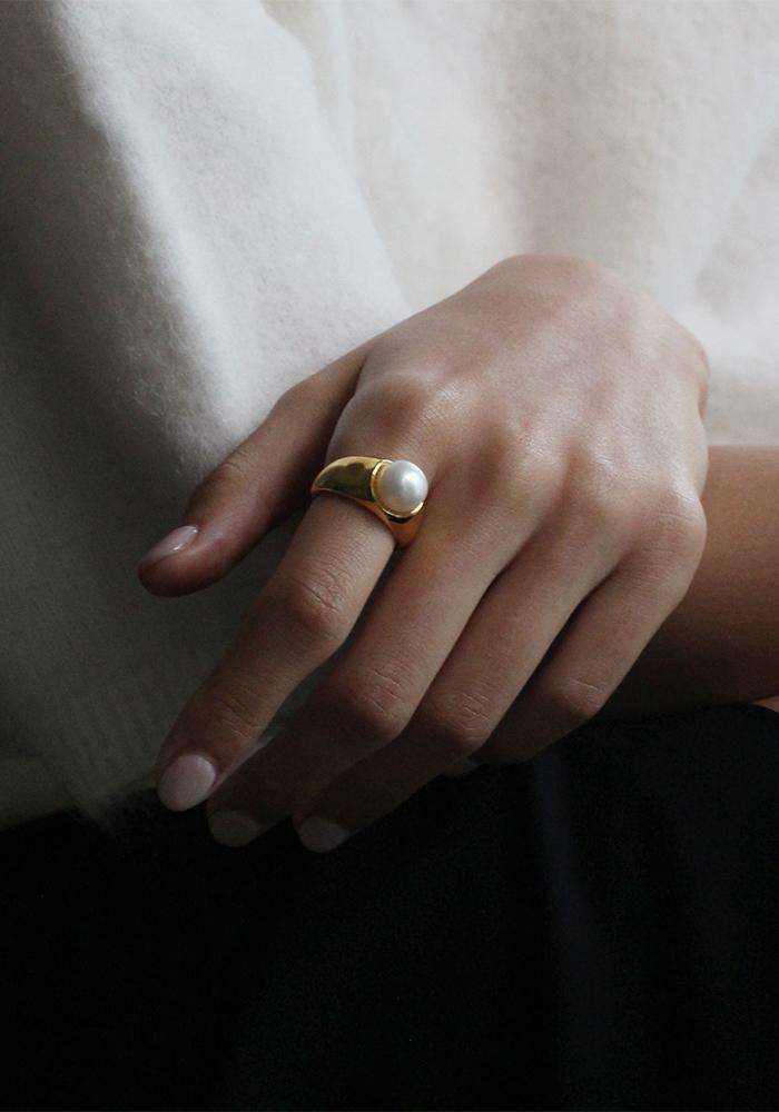 [Silver 925] Hiver Pearl Ring