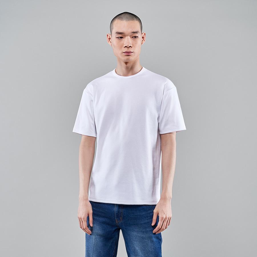 [골드라벨] 세미오버핏 크루넥 티셔츠 (기본형)