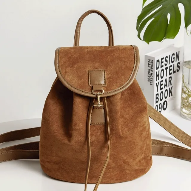 [특가/당일발송] 2color 데일리 스웨이드 버킷 백팩 EBA835