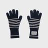 CLASSIC LOGO LABEL LINE POINT GLOVE navy