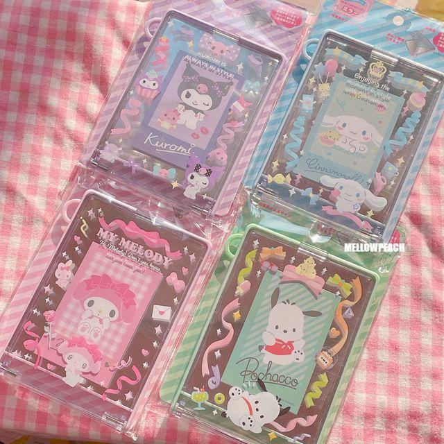 산리오 커스터마이즈 거울 마이멜로디 쿠로미 시나모롤 포차코