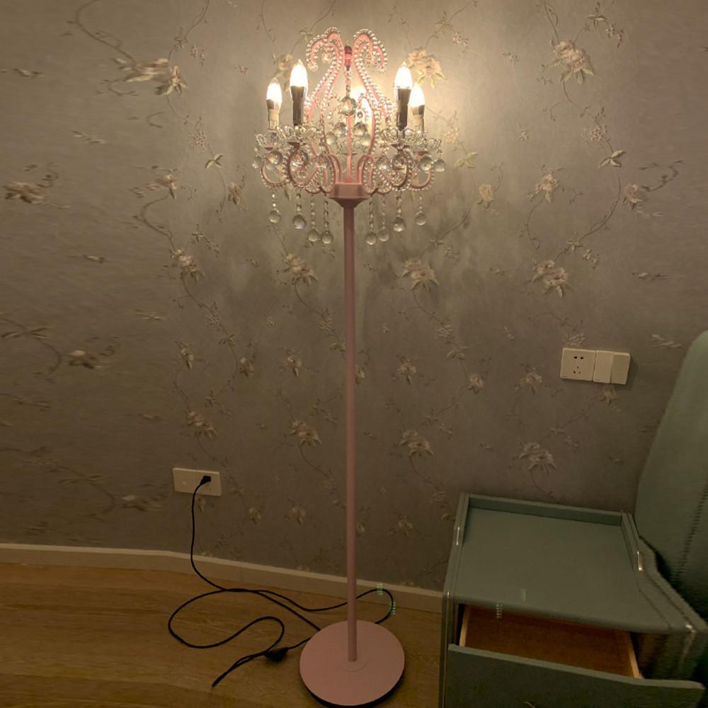 미국 레트로 크리스탈 단스탠드 장스탠드 앤틱 스타일 거실 침실