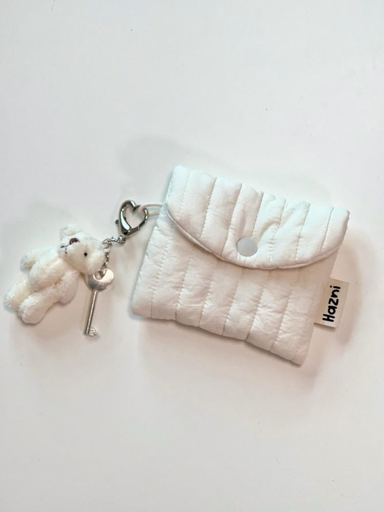 Hazni 고밀도 누빔 카드지갑 패브릭지갑