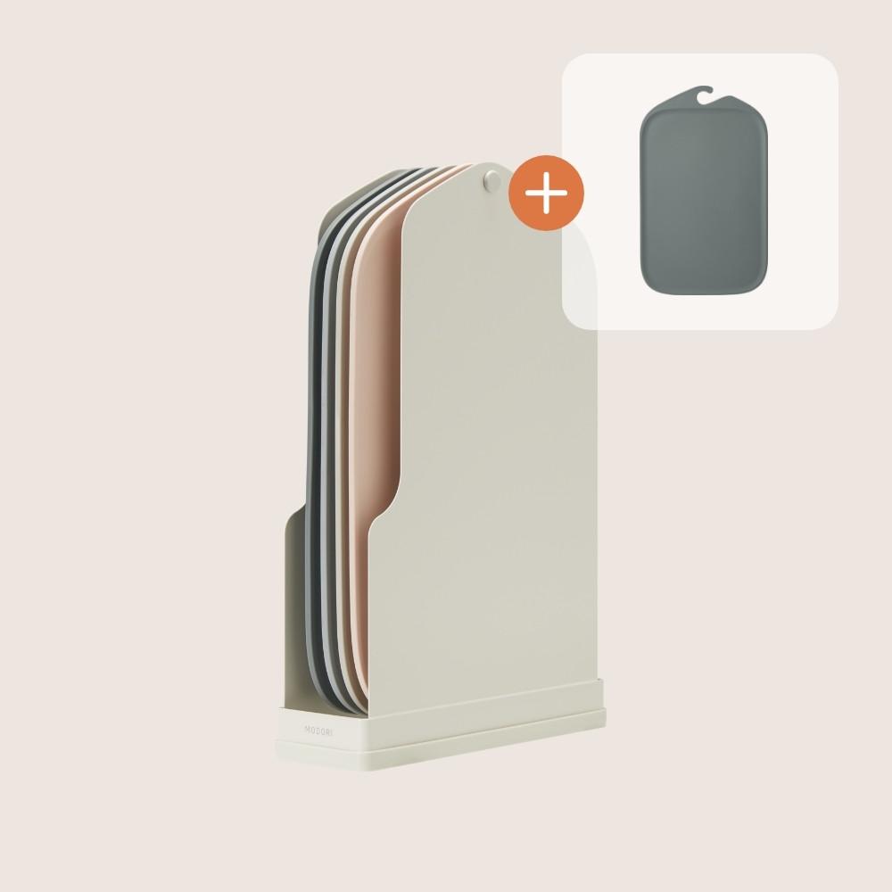 모도리 깔끔도마세트(도마4P+거치대)+깔끔도마 1P