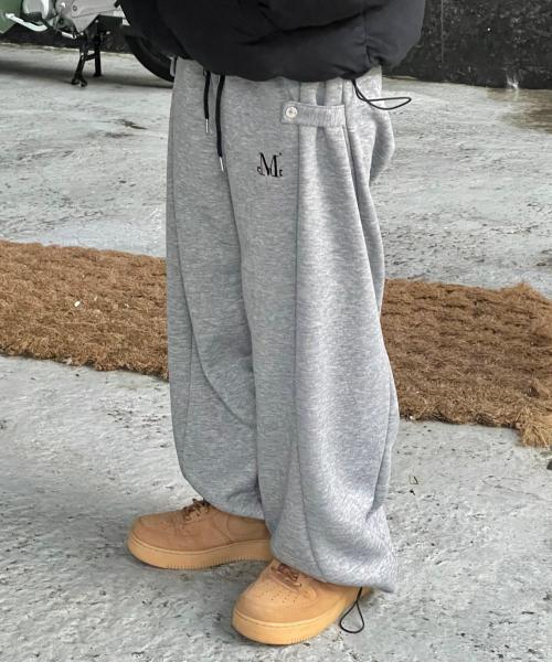 무센트(MUCENT)  위어 사이드 버튼 스웻 팬츠 남녀공용 (2컬러) - 사이즈 & 후기 | 무신사
