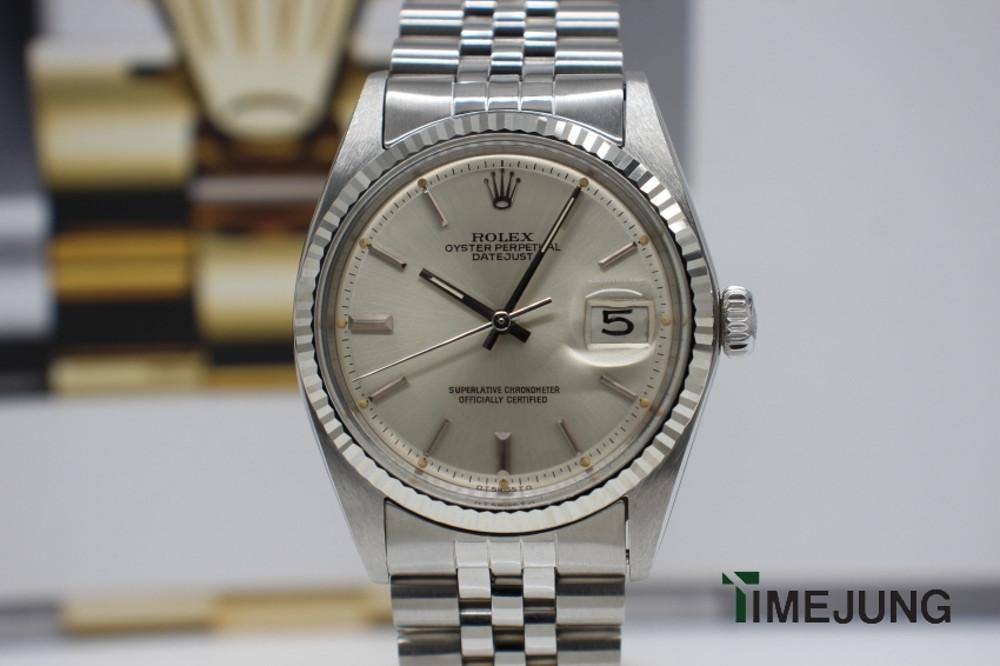 롤렉스 빈티지 시계 1601 데이저스트 실버판 36mm