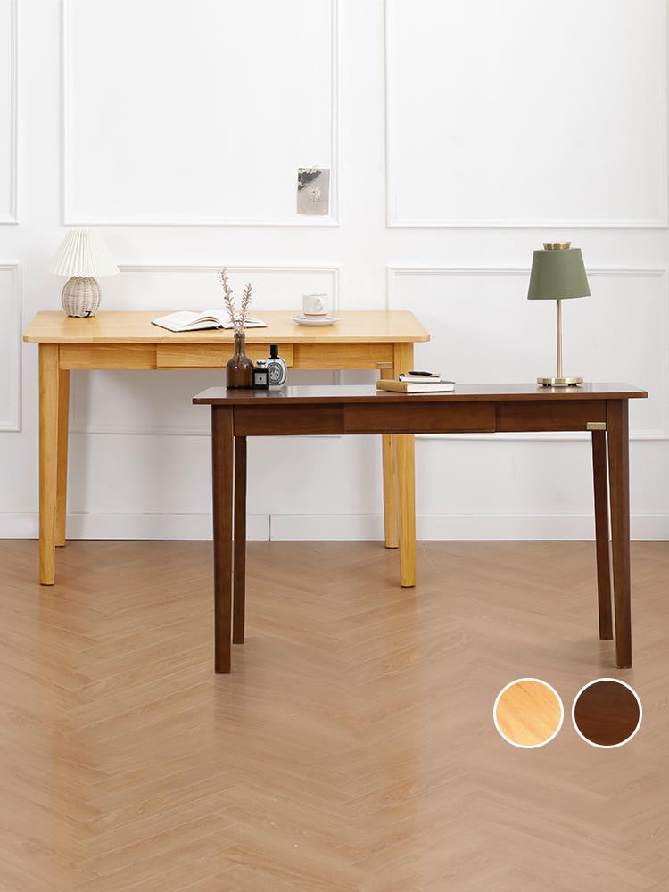 [단독 세일가][로이든] 바네스데코 다용도 수납 서랍 원목 책상 테이블 1200