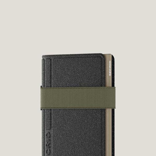 밴드월렛 리바 블랙-올리브