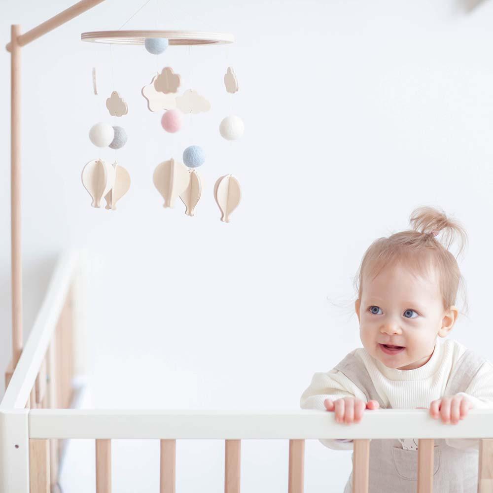 [꿈비] 올스타 원목 모빌대 (행잉모빌 미포함)