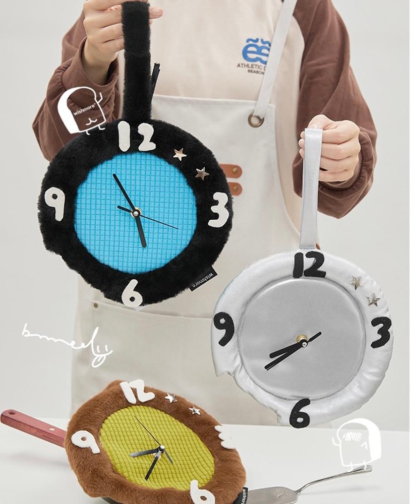 wishmore 플러시 원형 벽걸이 포인트 인테리어 시계