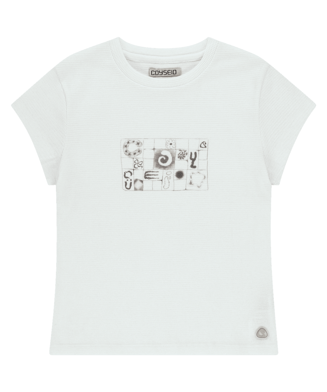 COY WAFFLE T-SHIRT IVORY