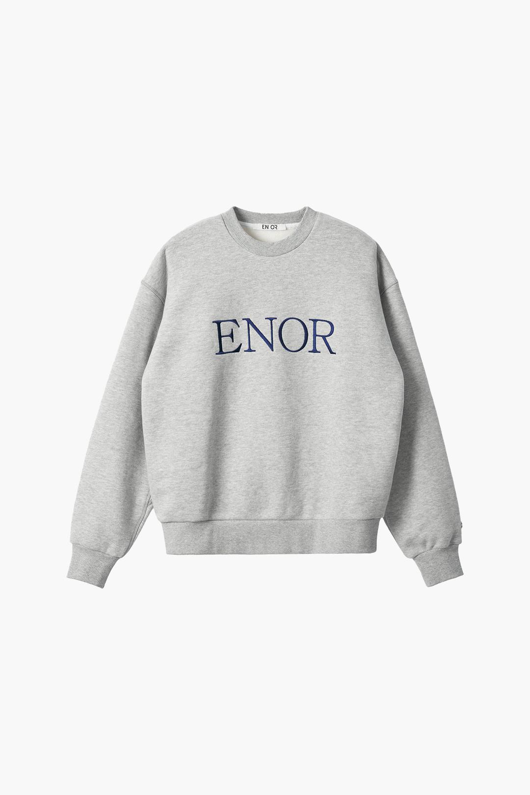 ENOR LOGO SWEATSHIRT - GREY