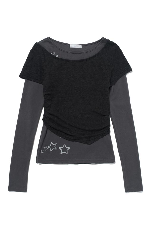 지초이 [PARCO EDITION] RAGLAN T-DRESS (CLOUD) - 위시버킷