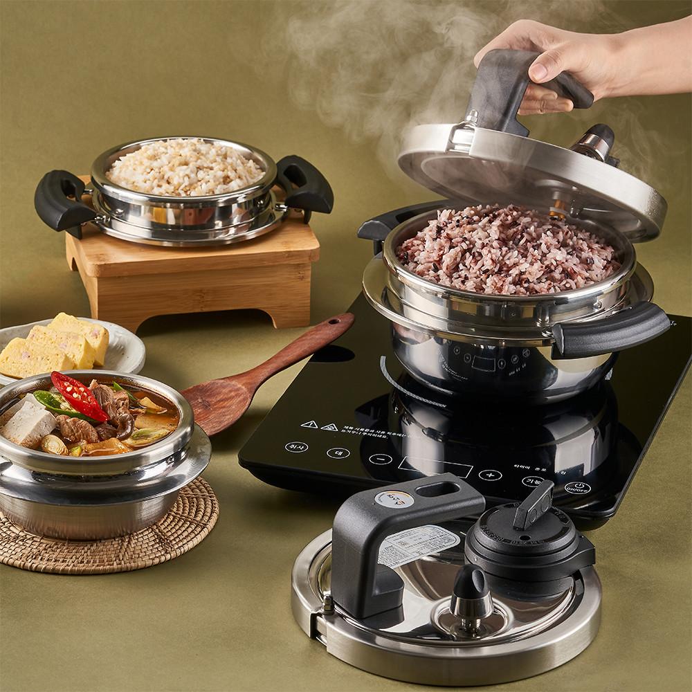 통3중 소댕 압력밥솥(1L / 2.2L /소댕사각인덕션1400W)