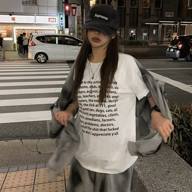 🚀당일발송🚀 아웃 반팔 T / 남녀공용 오버핏 y2k 빈티지 유니크 스트릿 프린팅 레터링 커플 시밀러 시밀러룩 반팔티 티셔츠 반팔티셔츠 커플반팔 오버핏반팔 오버핏반팔티