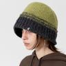 ALPACA WOOL LOOSE BEANIE [GREEN/CHARCOAL]